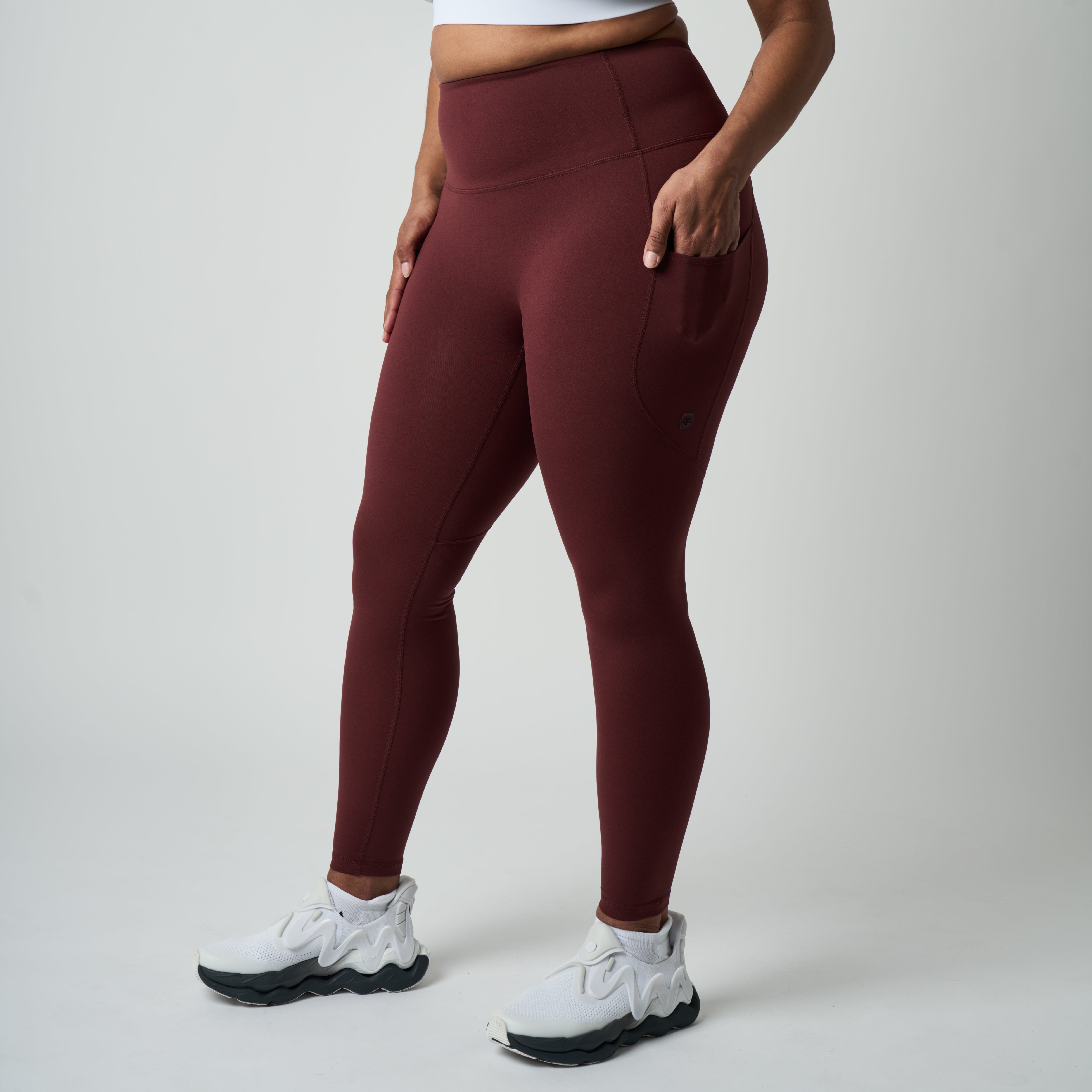 Uplift Pocket Legging - Burgundy