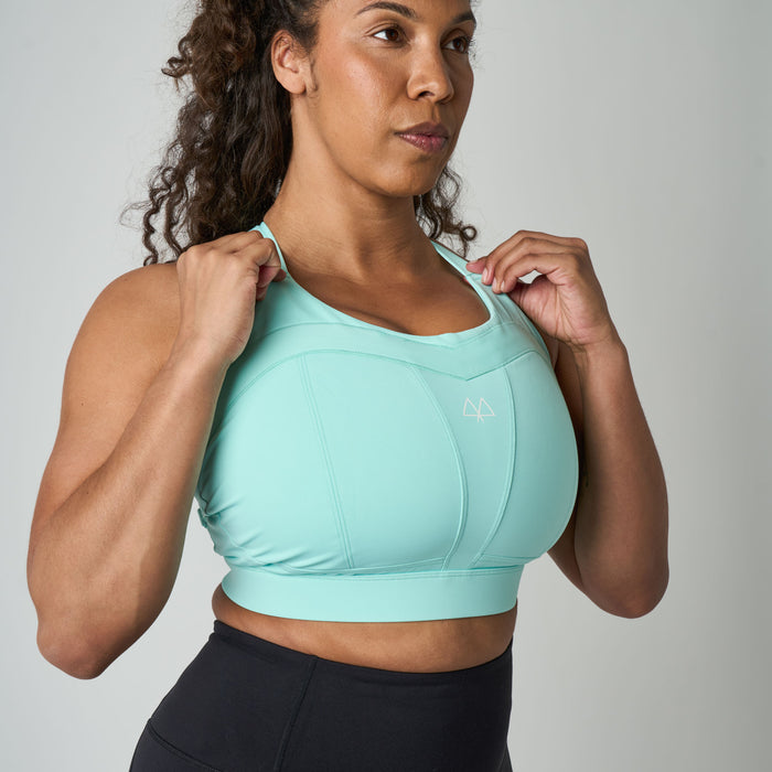 MAAREE Solidarity high-impact sports bra in spearmint
