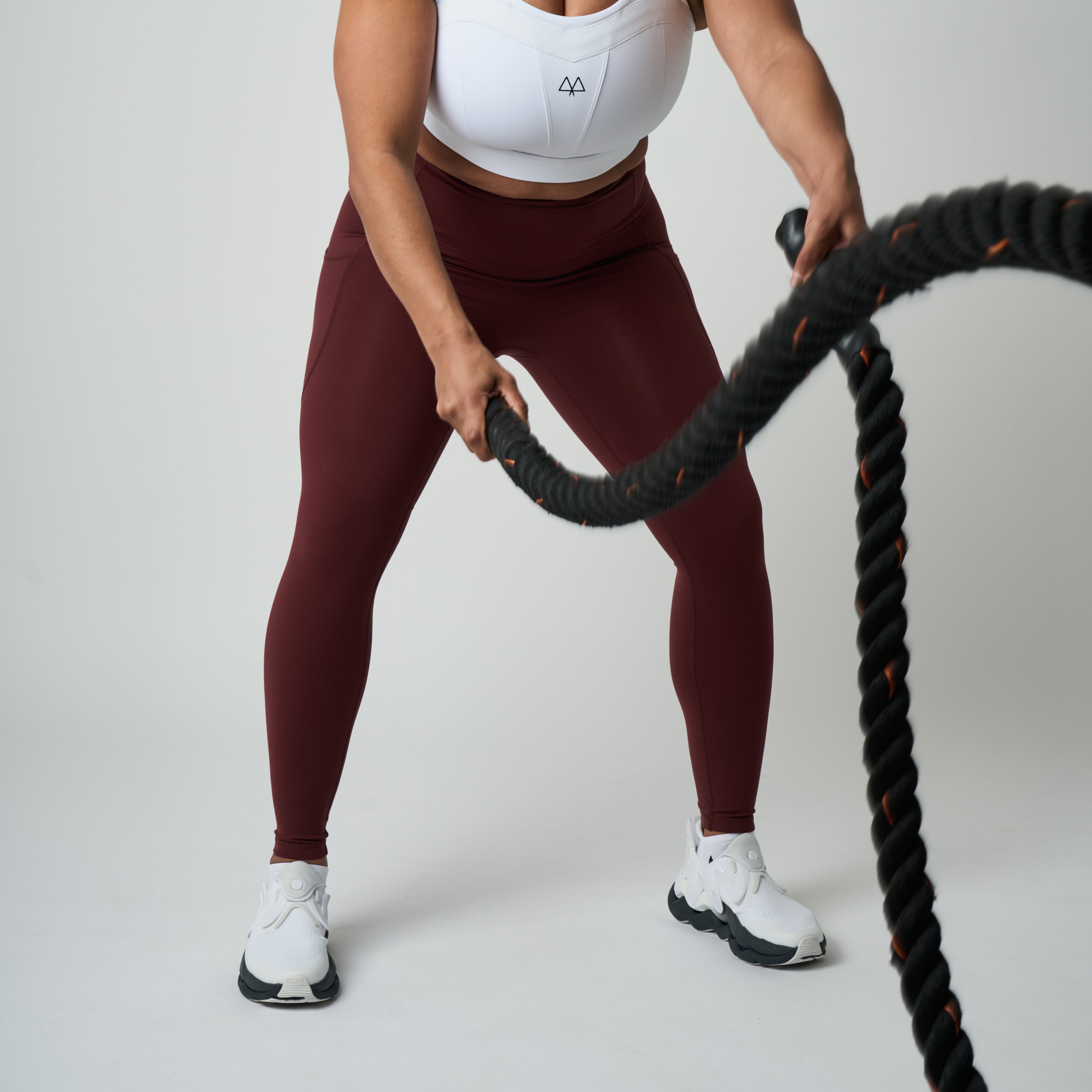 Uplift Pocket Legging - Burgundy