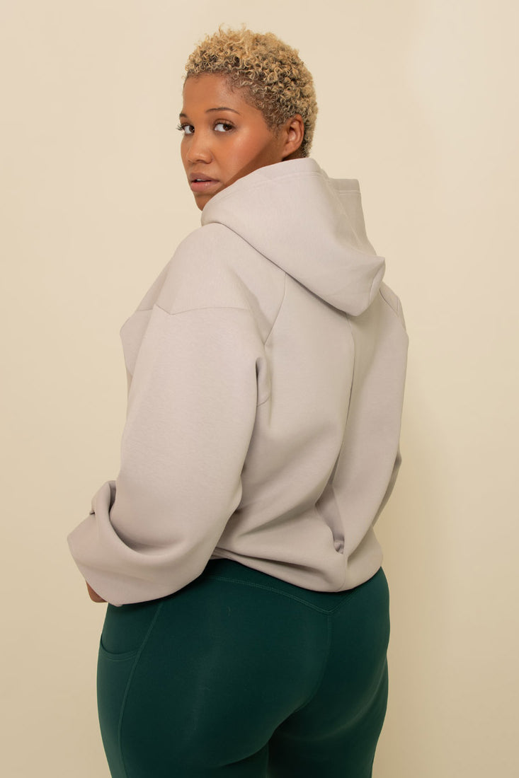 Maaree uplift oversixed hoodie stone